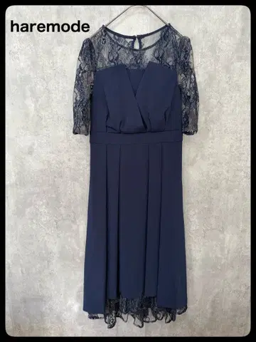 # haremode 하레모드 뷔스티에풍 백리본 레이스 파티 드레스