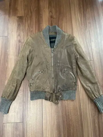 조르지오 브라토 가죽 블루종 GIORGIO BRATO size40