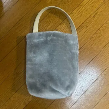 TEMBEA 그레이 플리스 토트백