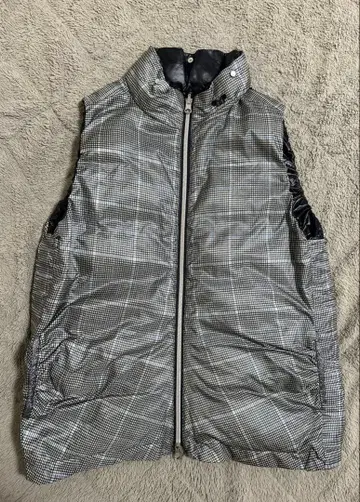 MUNITALP 여성용 가을/겨울 발수 후드 리버서블 베스트