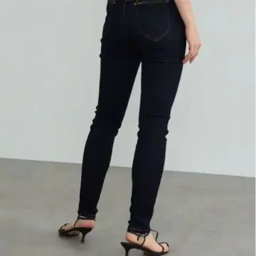 Lee 스키니 데님 블랙 XS