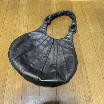 Isabella 다크 그레이 가죽 핸드백