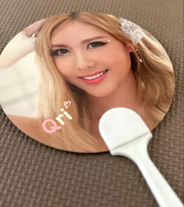 T-ARA 큐리 QBS 바람처럼 미니 부채