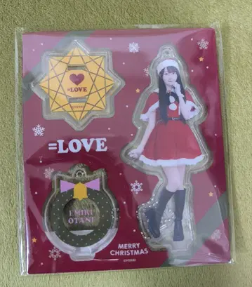 오타니 에미리 이코러브 =LOVE 아크릴 스탠드 키링 산타 의상