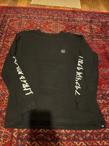 Liberators 블랙 롱 슬리브 T셔츠