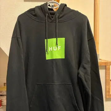 HUF 블랙 XL 후드티