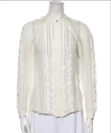 3.1 필립 림 디자인 프릴 레이스 긴팔 블라우스