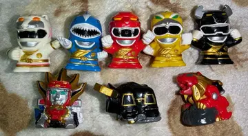 백수전대 가오레인저 손가락 인형 8종 묶음 판매