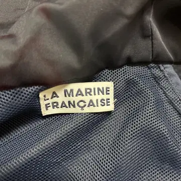 LA MARINE FRANCAISE 다크 블루 마운틴 후드티