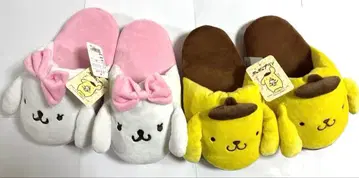 폼폼푸딩 봉제 인형 슬리퍼