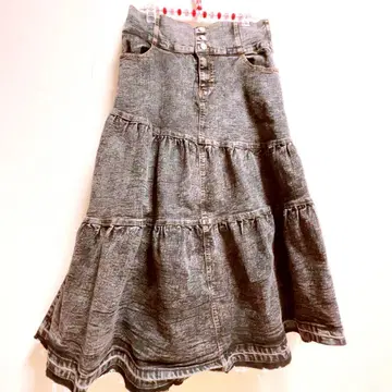 Petirire by Helm 시마무라 데님 스커트 3LP