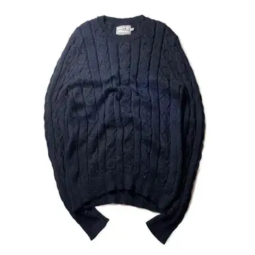 [ 90s ] 페루산 알파카 니트 블랙