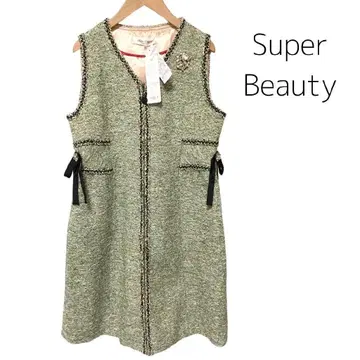 Super Beauty 트위드 오버롤 스커트 새상품 42 974465