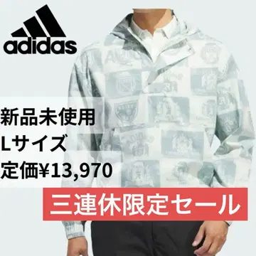 [ 미사용 새상품 ] 아디다스 골프 아노락 자켓 L 사이즈 그린