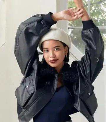 TINA:JOJUN 3way 플라이트 자켓 옷깃 교체