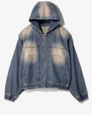 HARE/하레/ 2WAY 데님 후드 블루종