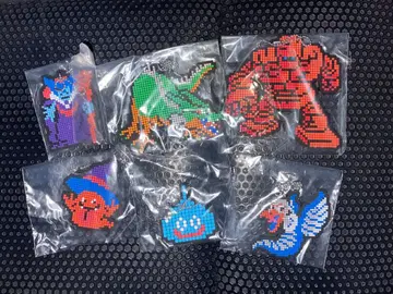 드래곤 퀘스트 복권 G상 러버 스트랩 6종