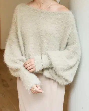 EMMA rouge vif loose lame knit