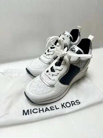 MICHAEL KORS 하이컷 스니커즈 화이트/블랙