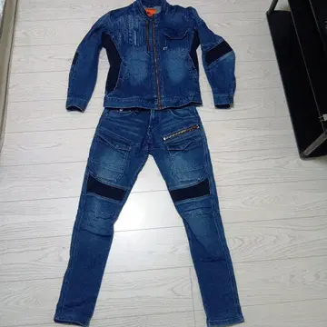 아이즈 프론티어 데님 작업복 상하의 세트