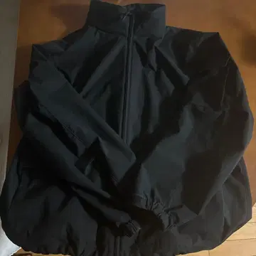 2024 구매 나일론 자켓 블랙 하이넥 풀 집업