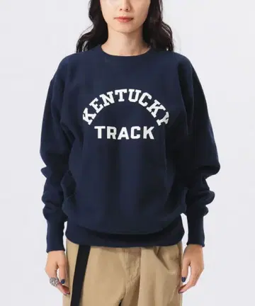 Champion 스웨트 셔츠 네이비