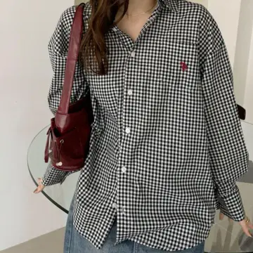 Ada. 별주// U.S. POLO 빅 사이즈 깅엄 체크 셔츠