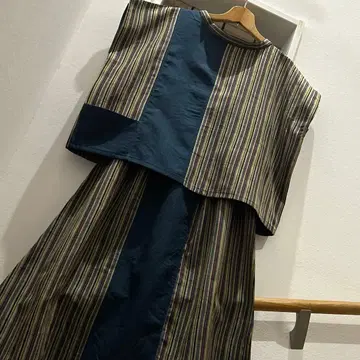 기모노 리메이크  2종을 조합한 넉넉한 사루엘 팬츠 상하의 세트