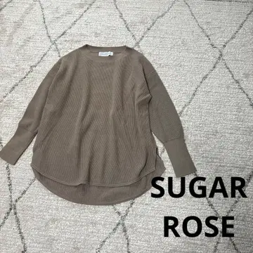 SUGAR ROSE 모카 니트 프리 사이즈 슈가 로즈