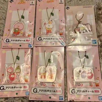 우사마루 제일복권 아크릴 참 러버 참 6세트