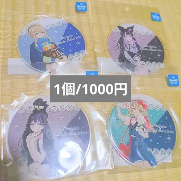 아카쿠라 x 산리오 콜라보 아크릴 코스터