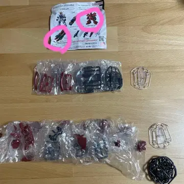 반다이 모빌슈트 앙상블 사자비+더블 혼 판넬 세트