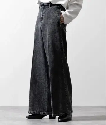 빈티지 디자인 플레어 데님 팬츠