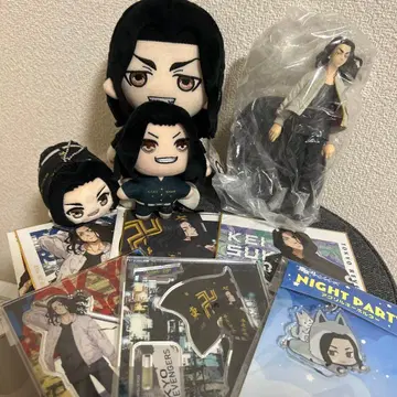 도쿄 리벤저스 바지 케이스케 봉제 인형 아크릴 키링 아크릴 스탠드 색지