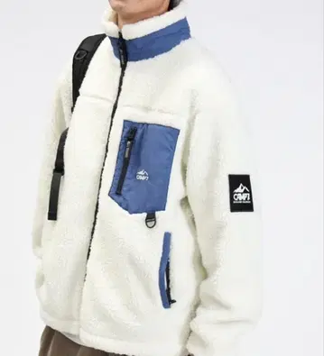 [ CAMP7 보아 자켓 ] 화이트&블루