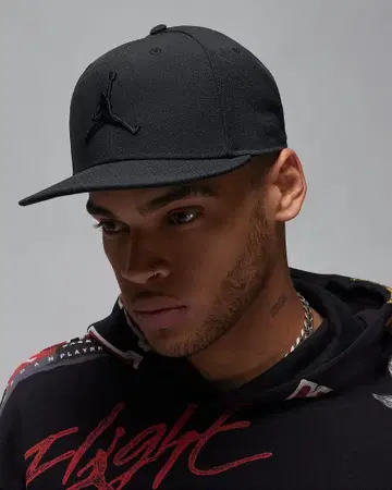 조던 점프맨 프로 어저스터블 캡 블랙 L/XL