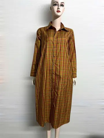 기모노 리메이크 셔츠 원피스 11월 10일~15일 발송 오시마 명주