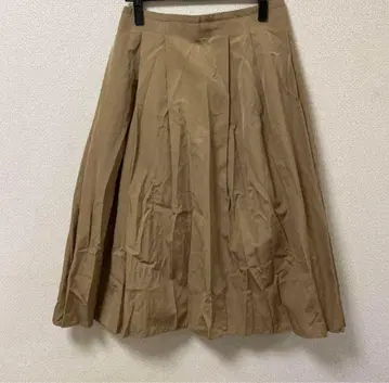 보르지 플레어 스커트 사이즈 40 베이지