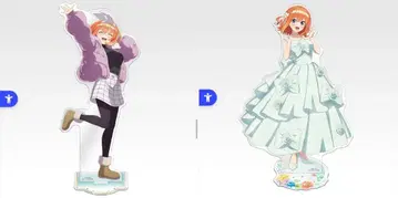 빅 아크릴 스탠드 나카노 네잎 5등분의 신부 제일복권 G상 H상