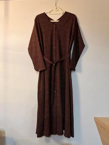 OSMOSIS 2way 벨트 롱 원피스