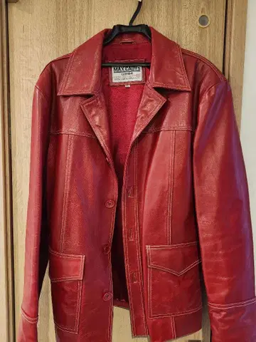 FIGHT CLUB 타일러 더든 빨간색 가죽 자켓 정가 44000엔