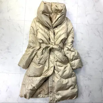 MASABARDO 마사바르도 다운 코트 샴페인 베이지