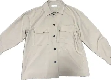 WEGO 베이지 버튼 셔츠