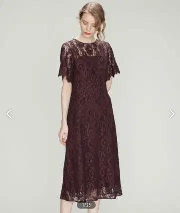 그레이스 콘티넨탈 전체 레이스 원피스
