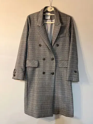 Days 체크 롱 자켓 한국