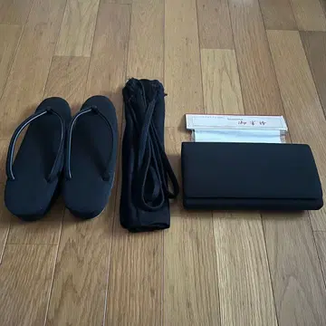 상복용 블랙 조리 오비 백 세트