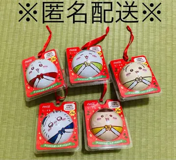 [ 새상품 ] 치이카와 (먼작귀) 코카콜라 크리스마스 공 오너먼트