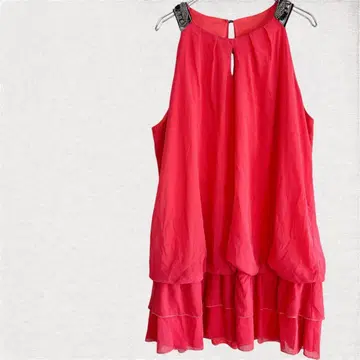 CENSURED 4XL 핑크 슬리브리스 원피스