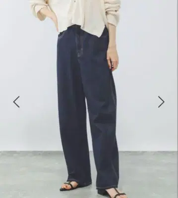 글로벌 워크 데님 배기 팬츠 M 사이즈