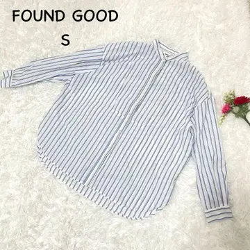 FOUND GOOD [ S ] 스트라이프 셔츠 오피스 캐주얼 코튼